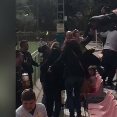 Lamentable pelea entre padres, con niños de por medio, en un partido de infantiles en Murcia