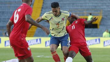 Falcao García durante el amistoso de Selección Colombia ante Panamá.
