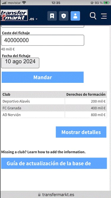 Samu Omorodion alegra las arcas de Granada y AD Nervión