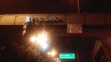 Pancartas en Medellín ponen tensión en vísperas del clásico