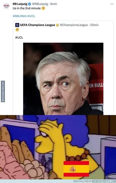 Los memes más divertidos del Leipzig-Real Madrid