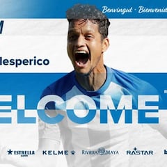 Rosales llega cedido a potenciar el lateral derecho del Espanyol