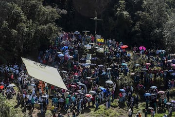 Homenaje en honor a las víctimas del accidente aéreo, en Antioquia, Colombia.  