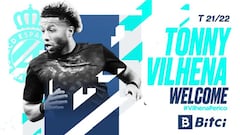 Tonny Vilhena, nuevo jugador del Espanyol.