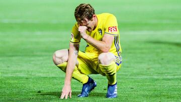 Alex Fernández con el Cádiz.