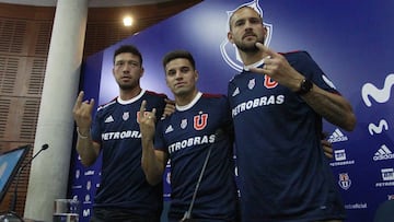 La U presentó en el CDA a sus tres refuerzos extranjeros