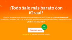 Recupera hasta el 50% de tus compras por internet con el ‘cashback’ de los ‘iGraal Days’