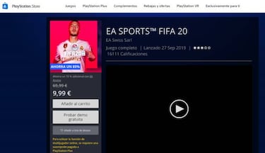 Mega-oferta: FIFA 20 para PS4 por solo 9.99 euros