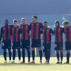 Los jugadores del Reus se plantaron en pleno partido
