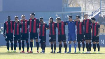 Los jugadores del Reus se plantaron en pleno partido