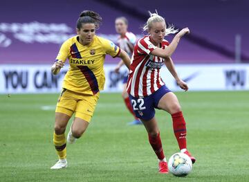 Las mejores imágenes del Atlético de Madrid - Barcelona de Champions League femenina