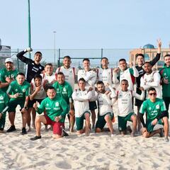 Selección de Futbol Playa se prepara para el Mundial Dubái 2024