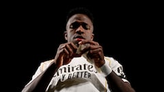 Why is Vinicius Jr not playing for Real Madrid today against Valencia in LaLiga?