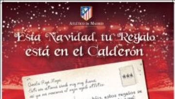 NAVIDADES ROJIBLANCAS. La buena marcha del equipo hace que muchos aficionados regalen alguna de las promociones que ofrece el Atlético.