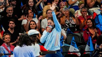 Nuria Marqués, medalla de plata en el 100 m espalda S9. Paris La Defense Arena. Juegos Paralímpicos París 2024. © Paulino Oribe / CPE.