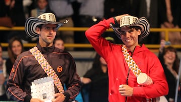 Djokovic y Nadal, en Bogotá.