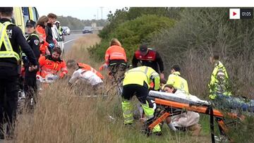 Seis ciclistas de la selección alemana atropellados en Palma