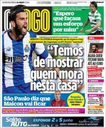 Portadas de la prensa mundial