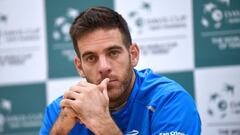 Del Potro traspasa la presión y el favoritismo a Croacia