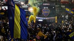La afición despidió a Boca con un banderazo memorable