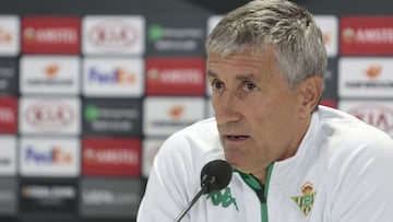 Setién: "Este partido debe ser una fiesta para todos"