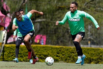 Imágenes del entrenamiento de Atlético Nacional previo al clásico con Independiente Medellín.