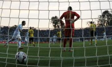 Gonzalo Higuain  celebra su gol.