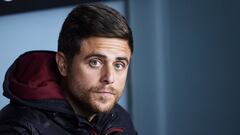 BILBAO, SPAIN - MARCH 07: Alessio Lisci of Levante UD looks on during the LaLiga Santander match between Athletic Club and Levante UD at San Mames Stadium on March 07, 2022 in Bilbao, Spain. (Photo by Juan Manuel Serrano Arce/Getty Images)