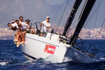 El rey Felipe VI durante la Copa del Rey MAPFRE.