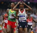Mo Farah hace un doble de leyenda en gran fondo