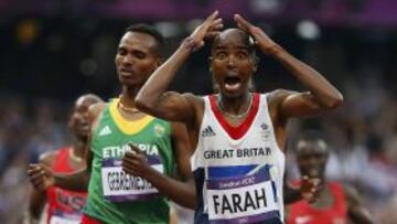 Mo Farah hace un doble de leyenda en gran fondo