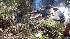 Copiloto cae a un río tras volcarse en el Rally Mobil