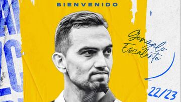 Gonzalo Escalante ya es oficialmente jugador del Cádiz