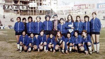 El fútbol femenino ya abarrotó Sarrià y el Camp Nou en 1971