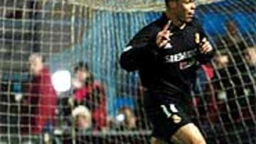 <b>MARCÓ EN BALAÍDOS</B>. Ronaldo logró el tanto de la victoria del Madrid en Vigo.