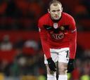 El United, preocupado por los problemas de rodilla de Rooney