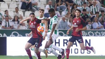 Marvel, en un lance contra el Mirandés