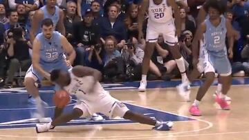 ¿El gafe del Nº1 del Draft? la fea lesión de Zion a los 33" del Clásico universitario