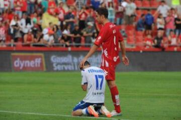 Fernández celebra la victoria de su equipo.