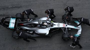 Mercedes ha ganado los últimos cuatro títulos de pilotos y constructores y ahora va a por el quinto en ambas clasificaciones.