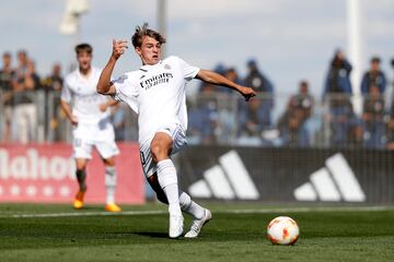 El argentino Nico Paz, en un partido del Juvenil este curso.