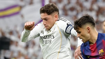 Fede Valverde y Pedri en El Clásico