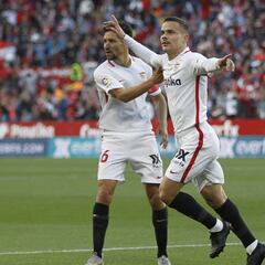 El Sevilla sigue en la carrera por la Champions
