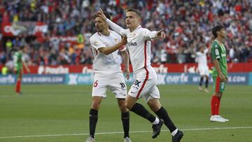 El Sevilla sigue en la carrera por la Champions