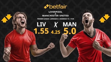 Liverpool vs. Manchester United: horario, dónde ver, pronósticos y clasificación