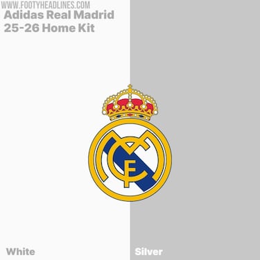 Se filtran los colores de la camiseta 2025/2026 del Madrid