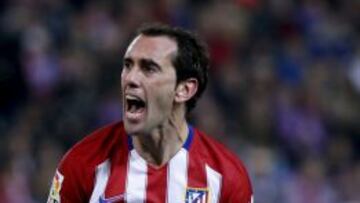 El central uruguayo Diego God&iacute;n, capit&aacute;n del Atl&eacute;tico de Madrid.