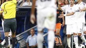 <b>ESTRENO Y EXPULSIÓN.</b> Van der Vaart fue expulsado en su debut con el Real Madrid en el Bernabéu.