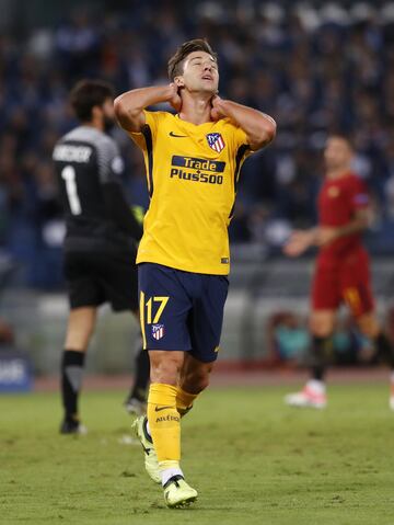Vietto se lamenta de la ocasión fallada.