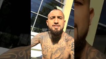 As¨ª pasa sus vacaciones Vidal tras la final de la Copa